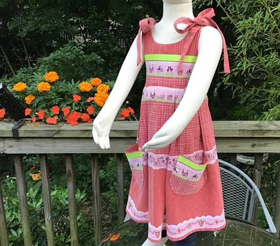 Pink and Lime Sundress