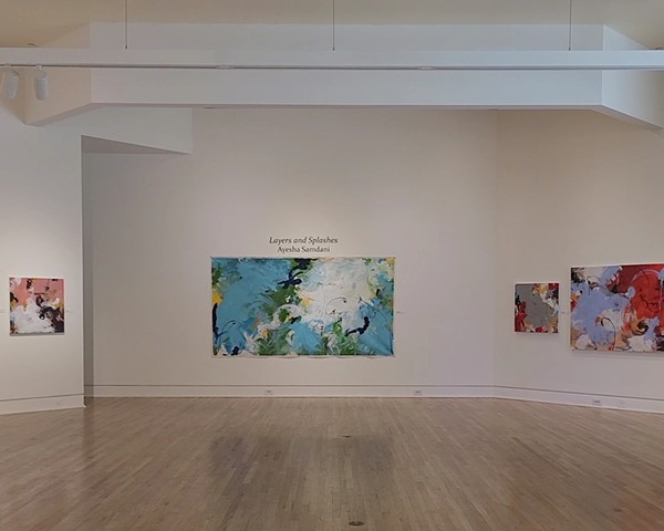 Layers and Splashes, Solo Show 