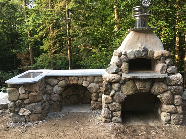 Outdoor oven complex