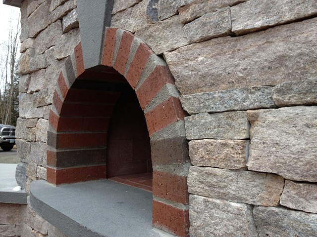 Brick arch - pizza oven