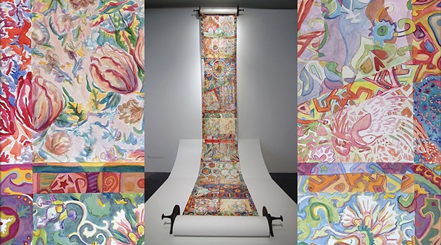 Monumental Scroll on view at Manifest Gallery: Awarded Grand Jury Prize 