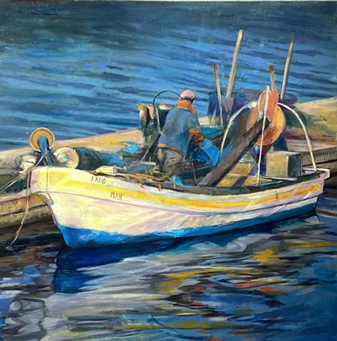 Fisherman Painting