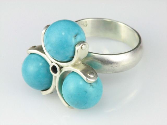 Spinner Ring-Turquoise
