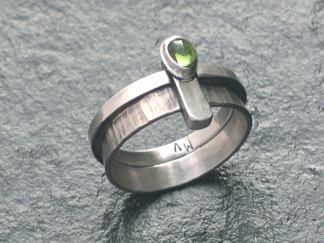 Simple Band with Tourmaline