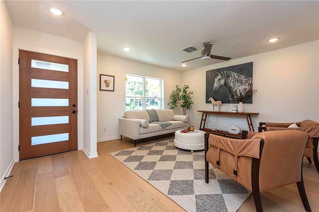 Living room from entry