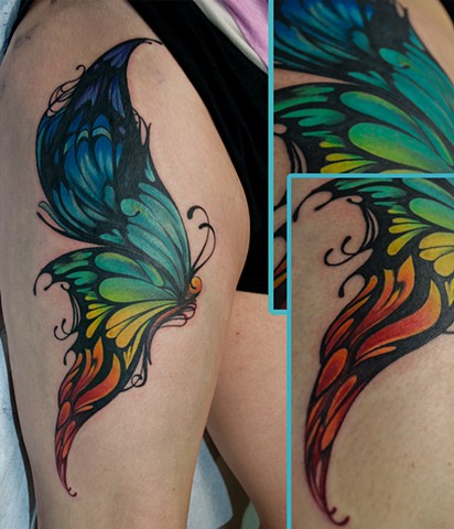 butterfly tattoo chris lowe naked art tattoos