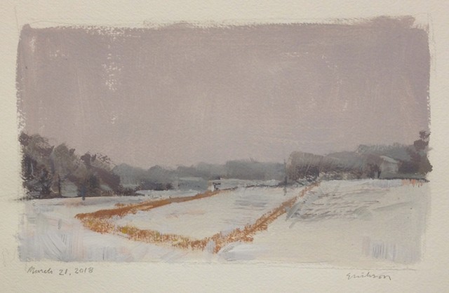 Spring Snow, Wallace Farm