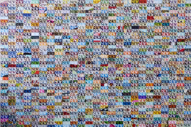 "NEW Thousand" - Collage by Vashon Artist John Schuh