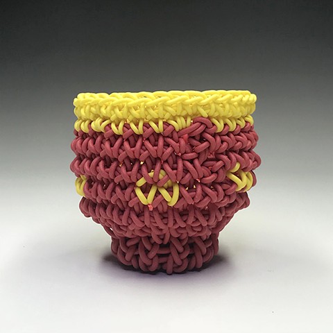 Knot Pot #11 (Spotted Cher-ellow)