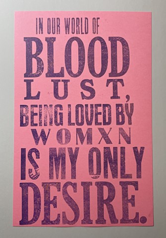 blood/lust/desire