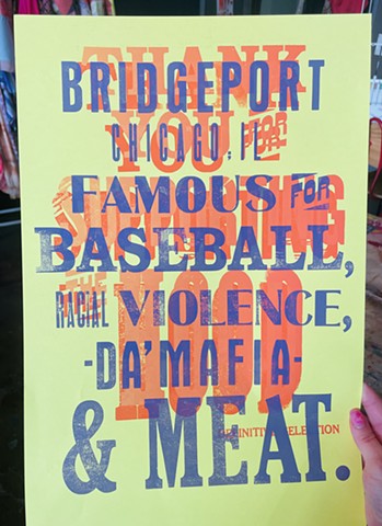 Letterpress poster
