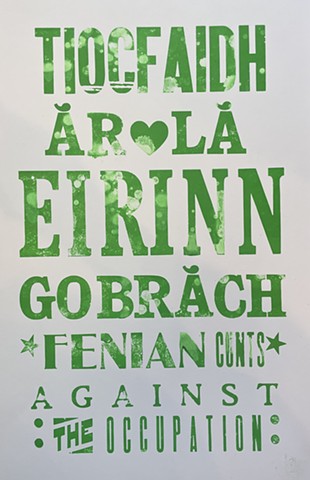 Letterpress poster