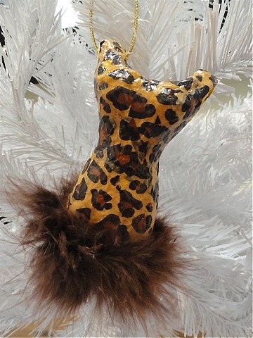 Fashion Leopard Dress Ornament