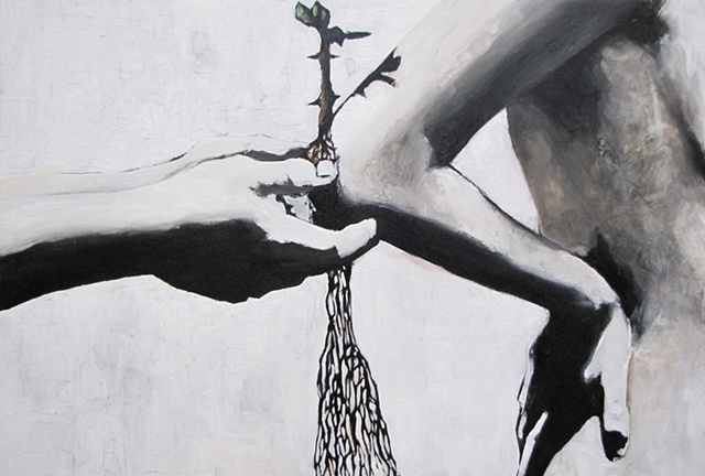 Jordan Quintero Painting Contemporary Figurative Painting Surrealist Trees