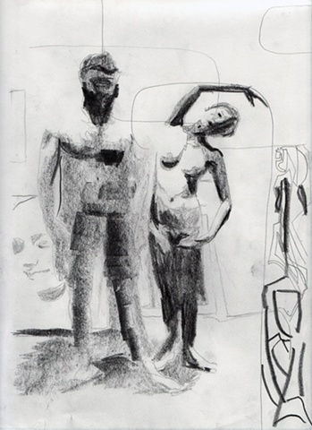 contemporary figurative drawing