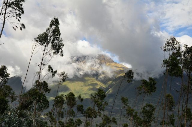 mountains, clouds, Otavalo, Ecuador