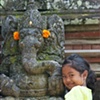 Girl with Ganesha