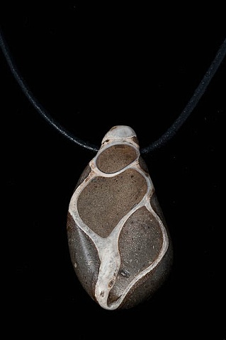 007 Fossil Necklace with Leather