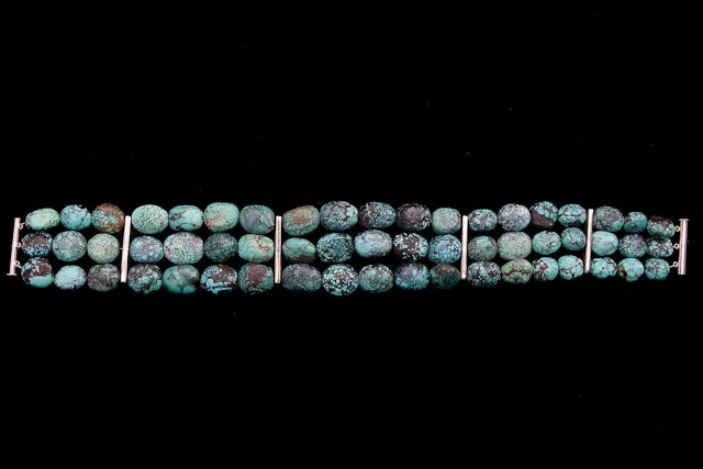 041 Turquoise and Sterling Choker