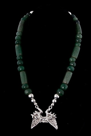 002 Jade Necklace with Sterling