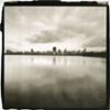New York Skyline over Jacqueline Onassis Reservoir
