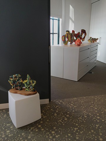 Installation shot, Art Swagger, 2014, Kimball Office Showroom, Biltmore Tower