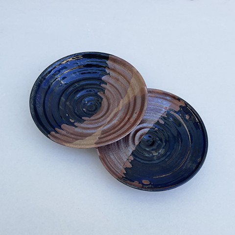 conjoined dish , blue/ohata red