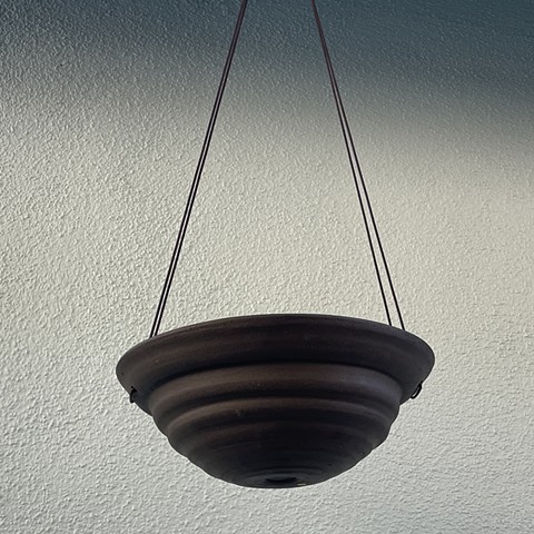 hanging pot - sable black