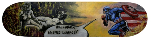 "Horschnack, where's Courage?