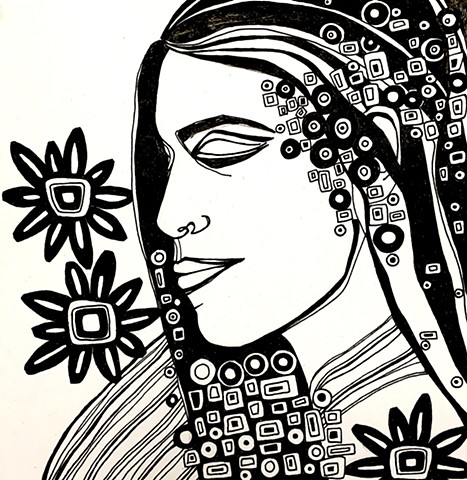 Flower Woman II
