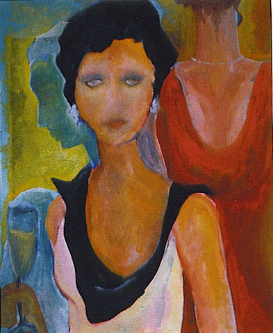 Black-Haired Woman