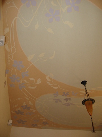Bedroom ceiling detail.