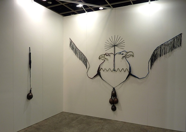 Installation view of P.O.W 2 and Heartland at Art Hong Kong. 
Presented by Rossi and Rossi.