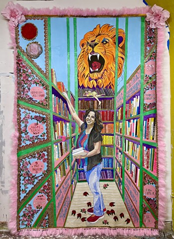 Roses in the Mouth of a Lion/ Bushra in our dream library 