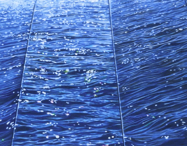 Detail from Folded Waters (Pacific)