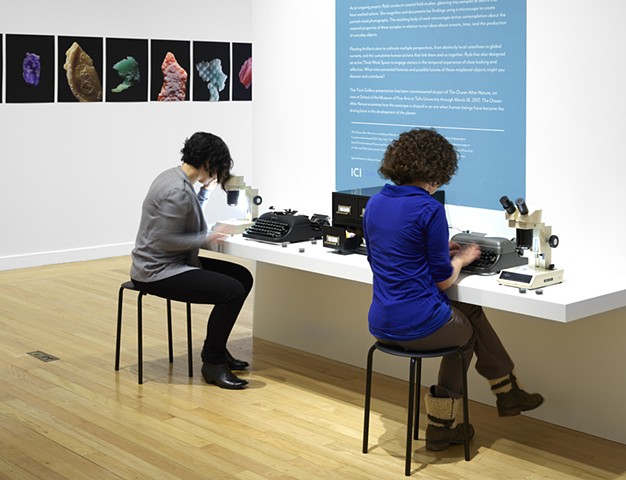 Floating Artifacts Installation View 
@ Tufts University Art Gallery