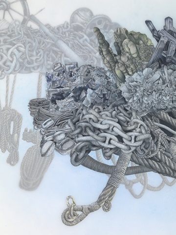 Detail from Drifting Island #2