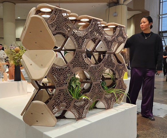 Green Wall Facade Perspective