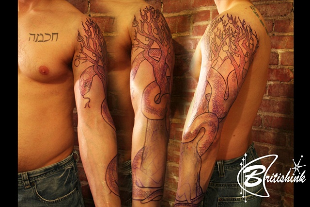 Adam and Eve sleeve Stage 1.