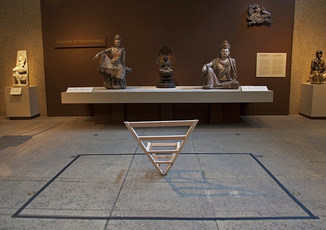 chair, point,  brian zimmerman, art, artist, Buddha chair , san diego museum of art, summer salon series, 2011