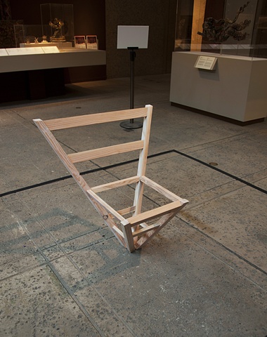 chair, point,  brian zimmerman, art, artist, Buddha chair , san diego museum of art, summer salon series, 2011