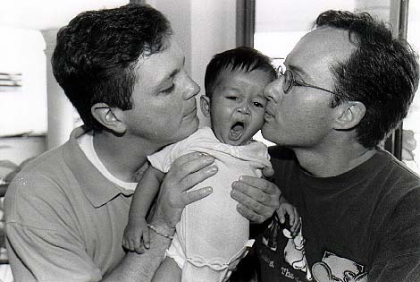 Jeff and Jim with their son