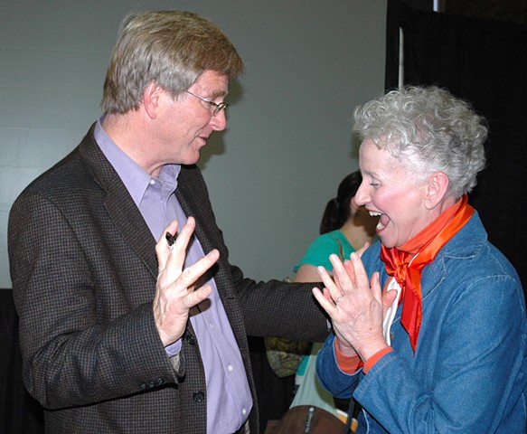 Rick Steves and Admirer