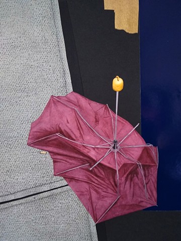 Untitled Sidewalkscape (Broken Umbrella 3), (detail)
