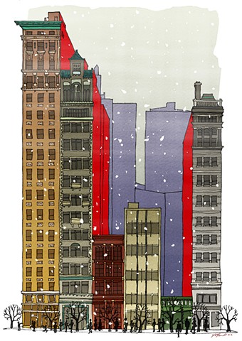 "Union Square"
Christmas Card design