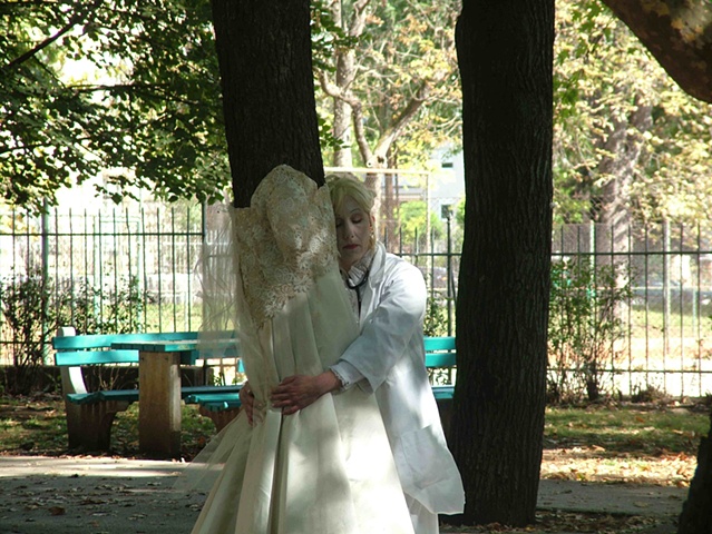 Illusion Dress 3
"Healing"

4 hour Durational performance in Park Tabor 9th October 2011

photo by Erna Ostanek