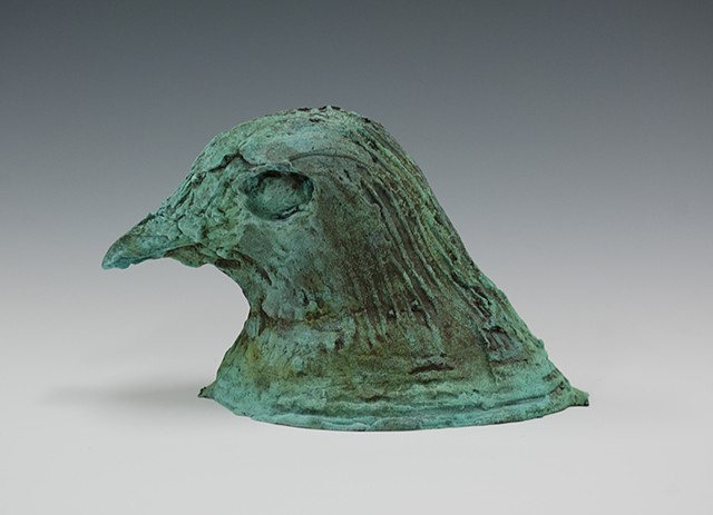 pigeon head (bronze)