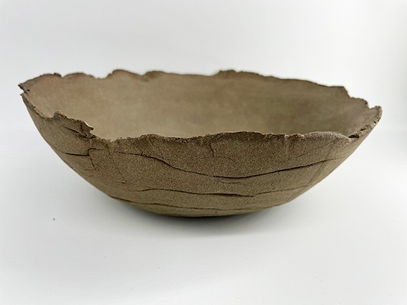 Rustic small brown bowl 1 (Black Mountain clay)