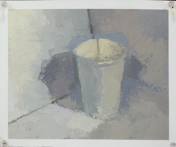Coffee Cup Oil on Paper 10 x 12 2015