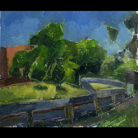 Christopher Dolan, Chris Dolan, Landscape, Oil on Paper, Painting